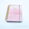 Spiral Kraft Paper Notebook Agenda Planner Uso della scuola